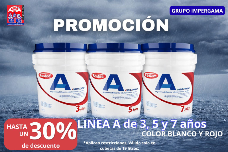 Promoción 30% descuento en Línea A - Grupo Impergama
